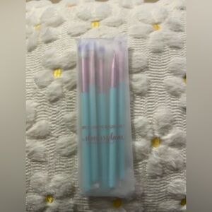 Slmissglam 5 piece Ombré Pink and Blue Makeup Brush Set